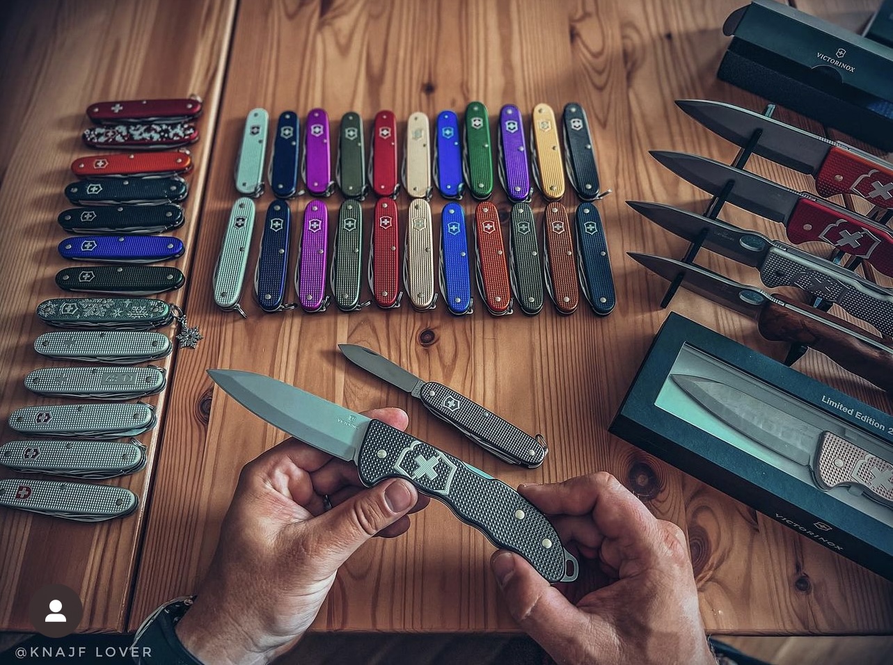 Victorinox-veitsikokoelmani